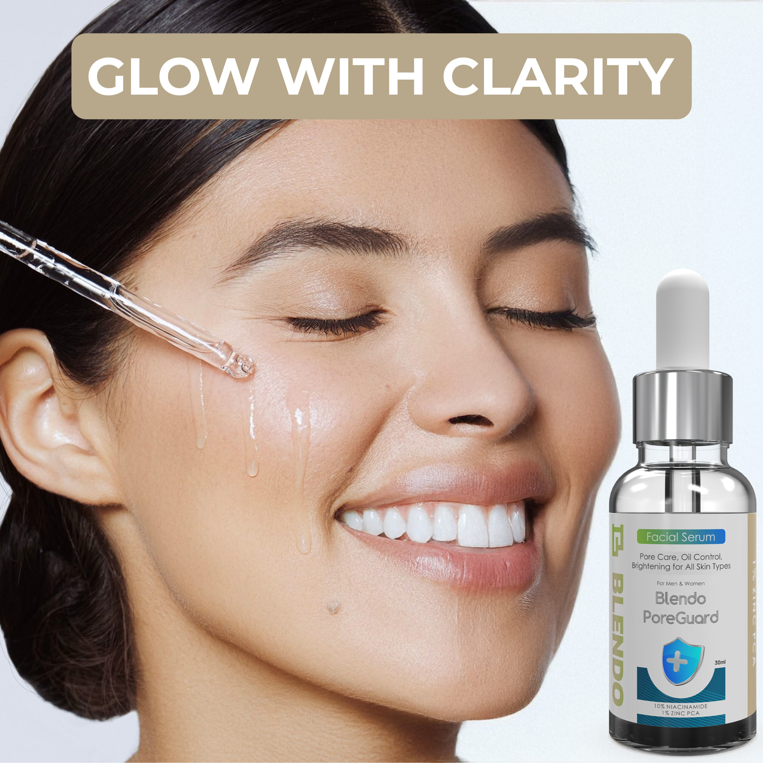 Blendo PoreGuard Niacinamide 10% + Zinc 1% Serum 30ml - Image 2