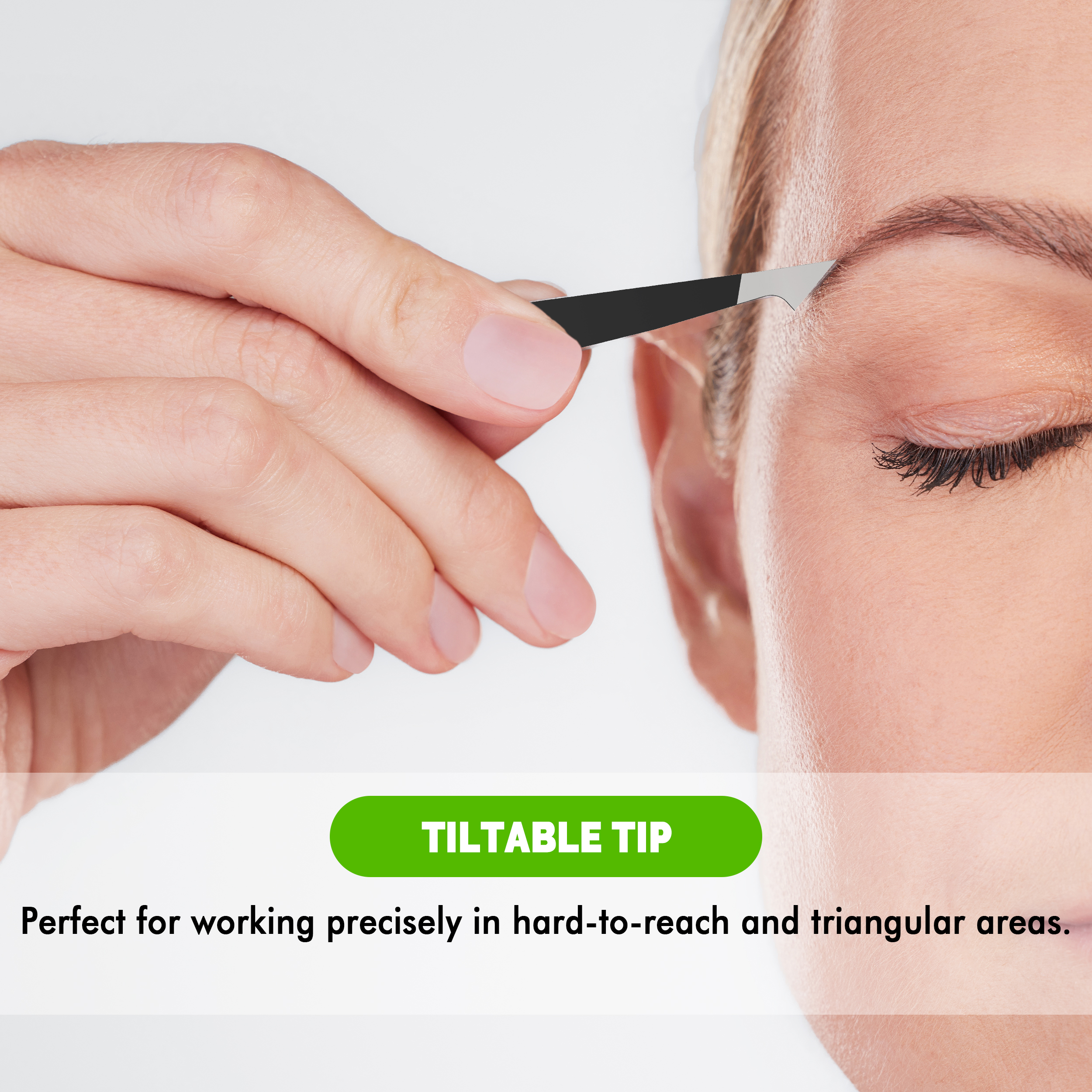 Blendo Professional Stainless Steel Tweezer Set (Pack of 4) - Image 5