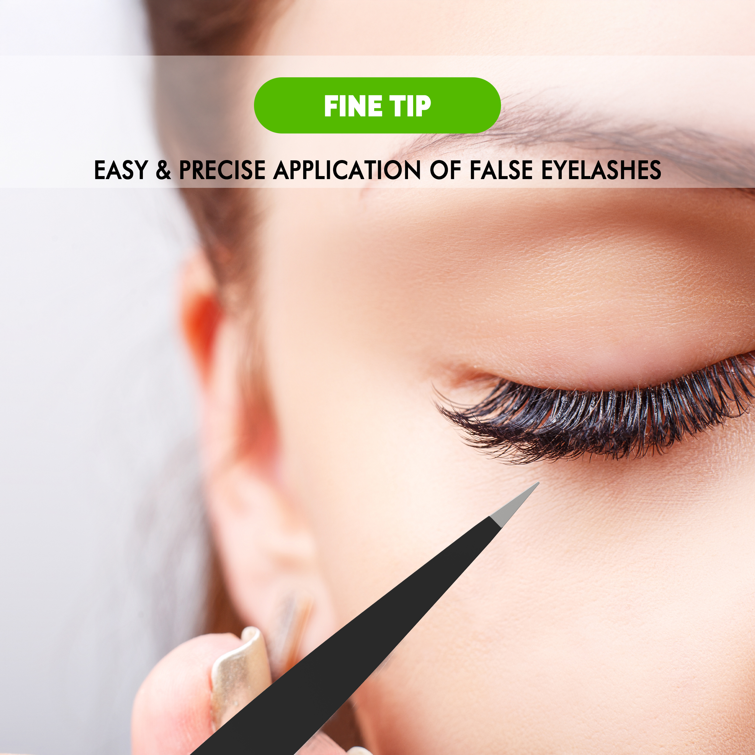 Blendo Professional Stainless Steel Tweezer Set (Pack of 4) - Image 6