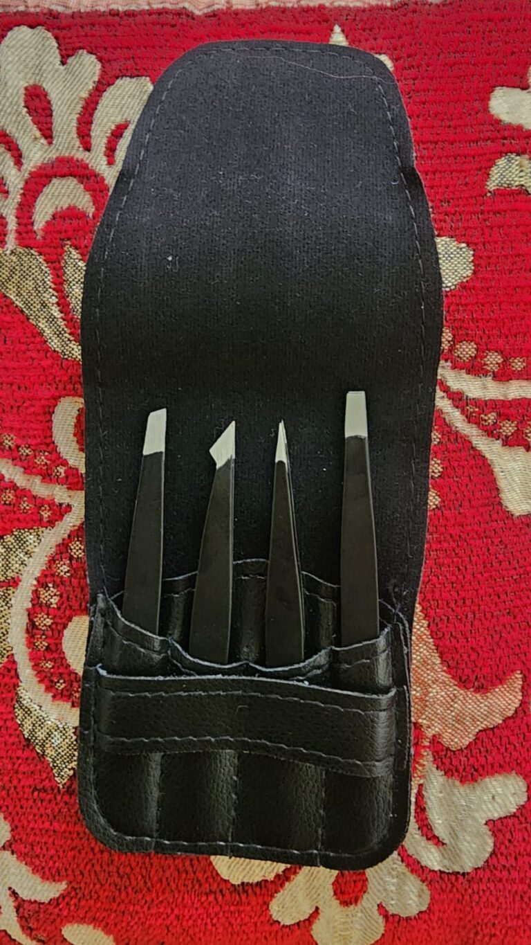 Blendo Professional Stainless Steel Tweezer Set (Pack of 4) photo review