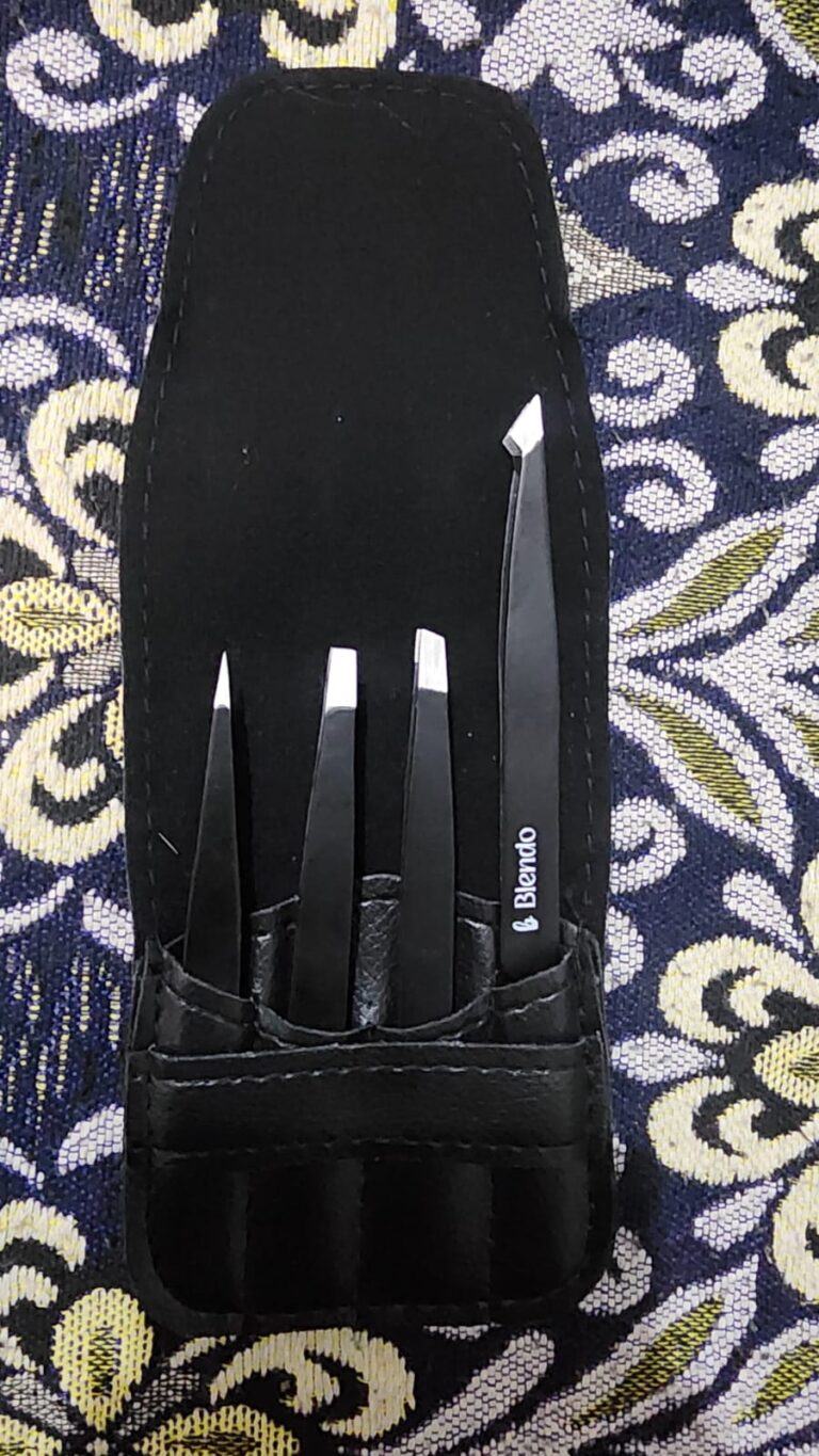 Blendo Professional Stainless Steel Tweezer Set (Pack of 4) photo review