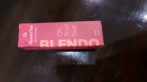 Blendo BloomTint Pink Lip & Cheek Tint 30ml – Organic Liquid Stain for Natural Pink Lips & Rosy Cheeks photo review